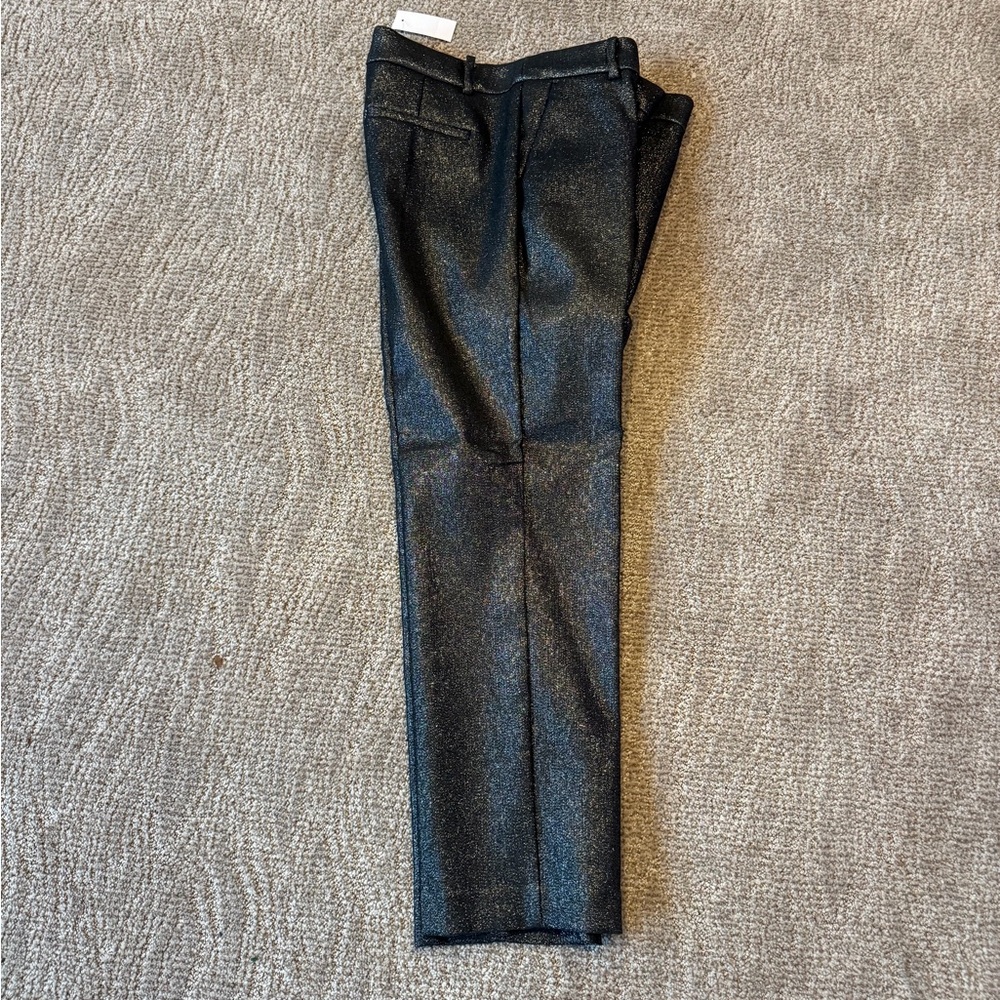 Loft Gray Sparkle Riviera Slim Pants